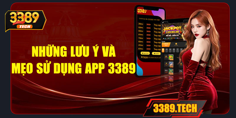 Những lưu ý và mẹo sử dụng app 3389